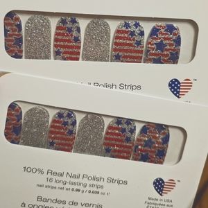 Color Street 2 sets, red white & blue